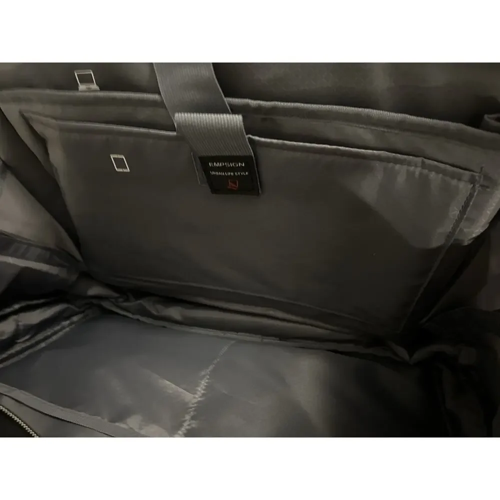 EMPSIGN 17 Inch Laptop Briefcase Bag Black Shoulder Messenger Travel